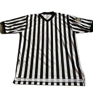 Smitty Black and White Striped Jersey Official 2X PIAA Official